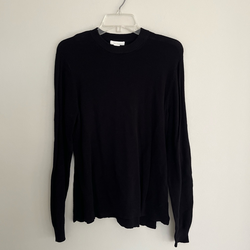 H&M Basics Black Crewneck Sweater